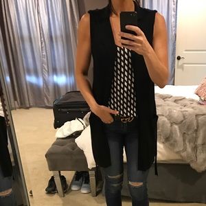 Black banana republic vest size XS